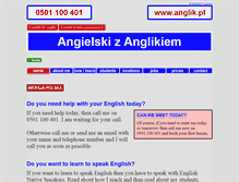 Tablet Screenshot of anglik.pl